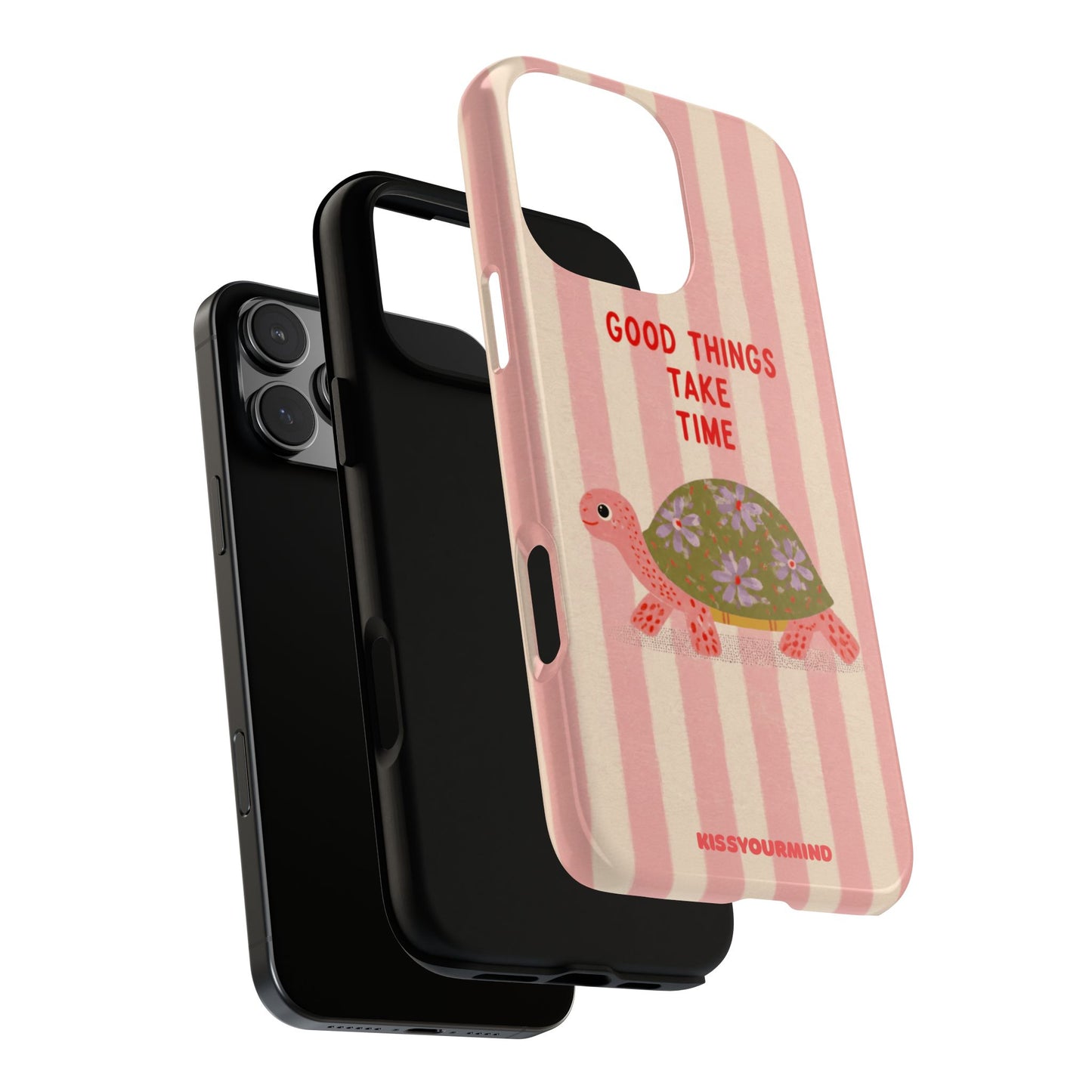 Good Things Take Time Turtle Phone Case