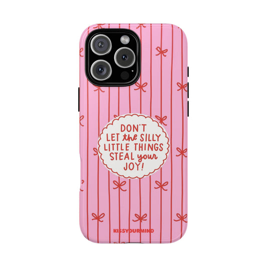 Silly Things Pink Bow Phone Case